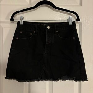 Size 2 Woman’s Black short Jean Skirt